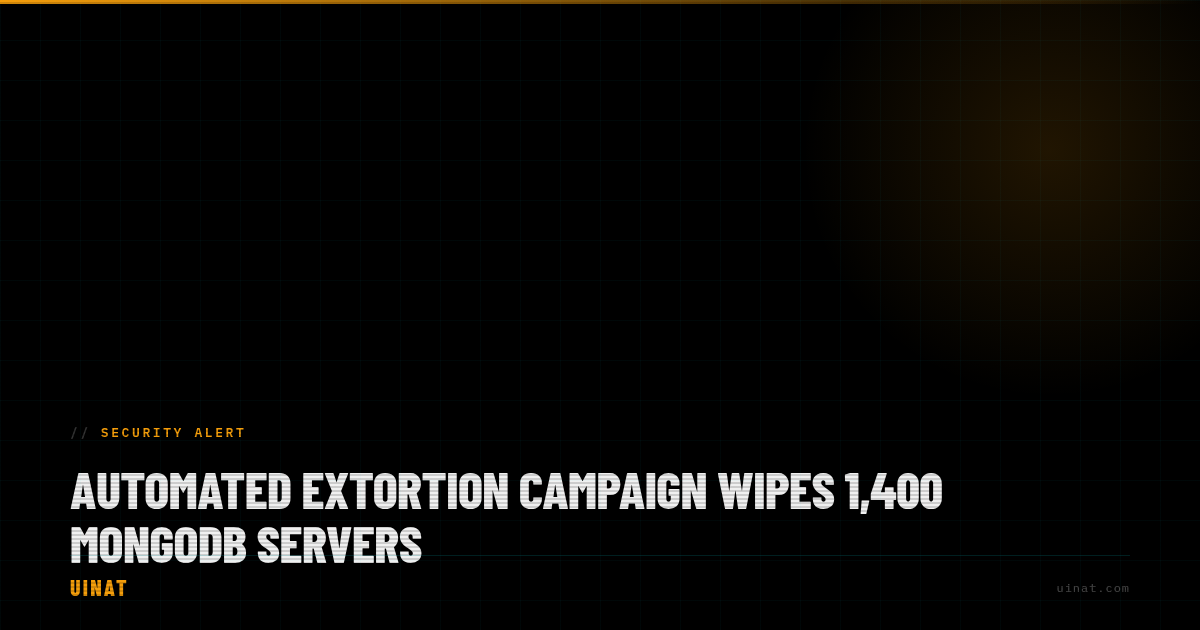 Automated Extortion Campaign Wipes 1,400 MongoDB Servers, Demands Bitcoin Ransom