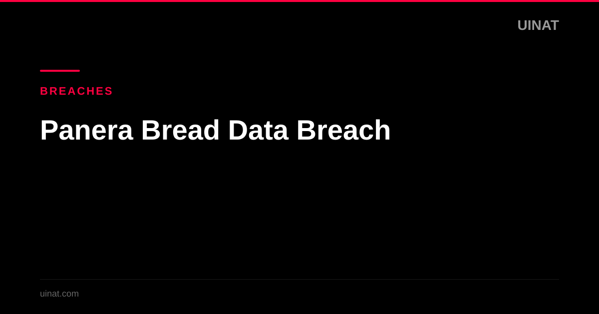 Panera Bread Data Breach