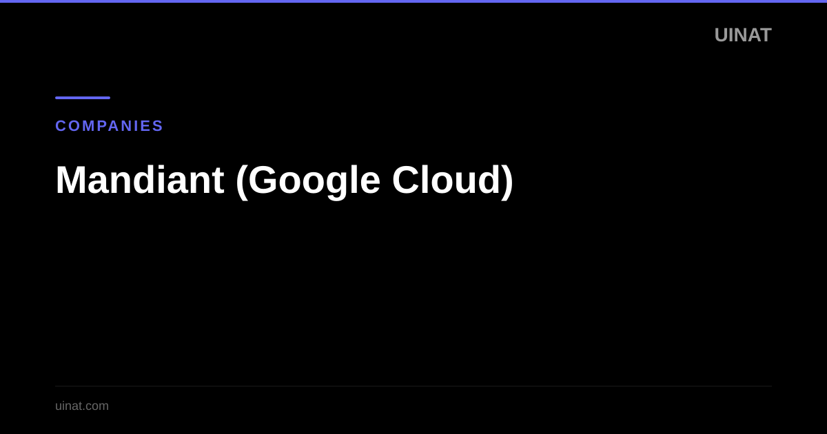 Mandiant (Google Cloud)