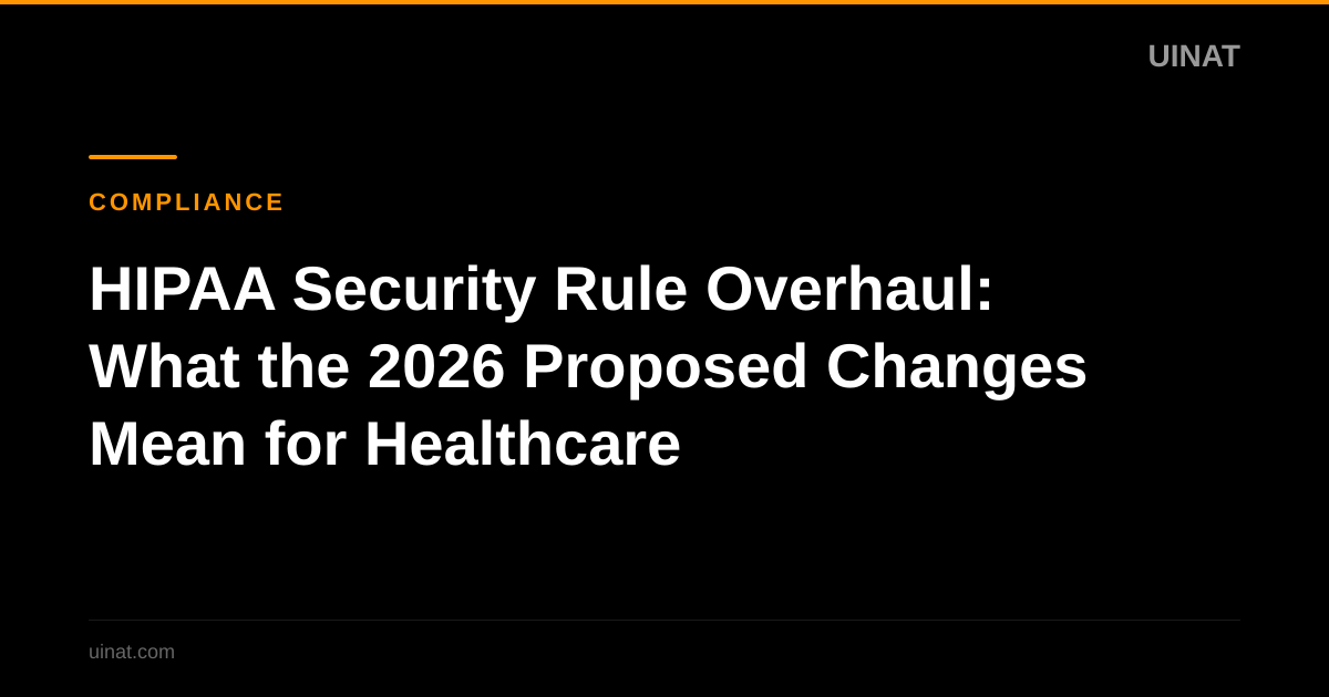 HIPAA Security Rule Overhaul: What the 2026 Proposed Changes Mean for Healthcare